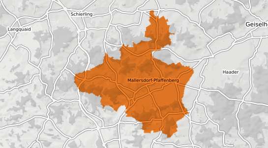 Mietspiegelkarte Mallersdorf Pfaffenberg